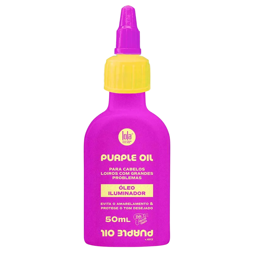 Lola Cosmetics, Purple, Hair Oil Treatment, Counteracts Yellow Or Orange Tones, 50 ml - Feel You