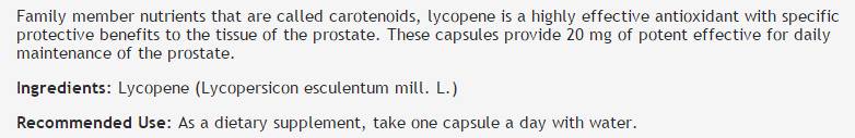 Lycopene 20 mg - 60 капсули - Feel You