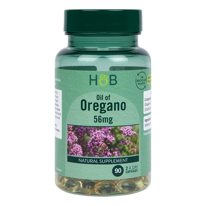 Mасло от риган (концентриран екстракт) (Oil of Oregano) 28мг 90 капсули, H&B - Feel You