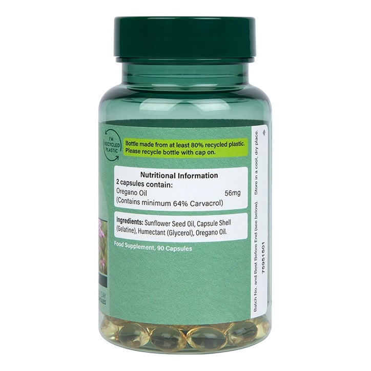 Mасло от риган (концентриран екстракт) (Oil of Oregano) 28мг 90 капсули, H&B - Feel You