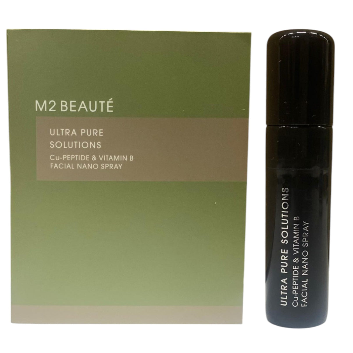 M2 Beaute, Ultra Pure Solutions, Peptide & Vitamin B, Energizing, Mist Spray, For Face, 5 ml *Miniature - Feel You