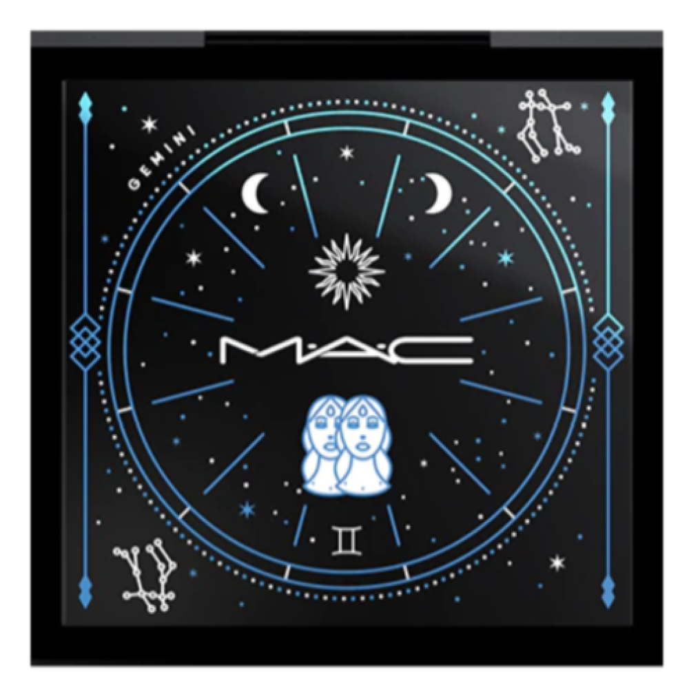 MAC, Pro Colour, Empty Plastic Makeup Palette, Gemini, With 4 Slots - Feel You