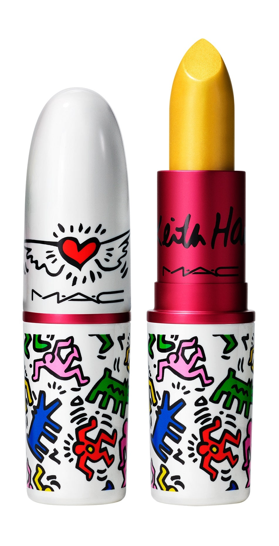 MAC, Viva Glam X Keith Haring, Longwear, Cream Lipstick, Yellow, 3 g - Feel You