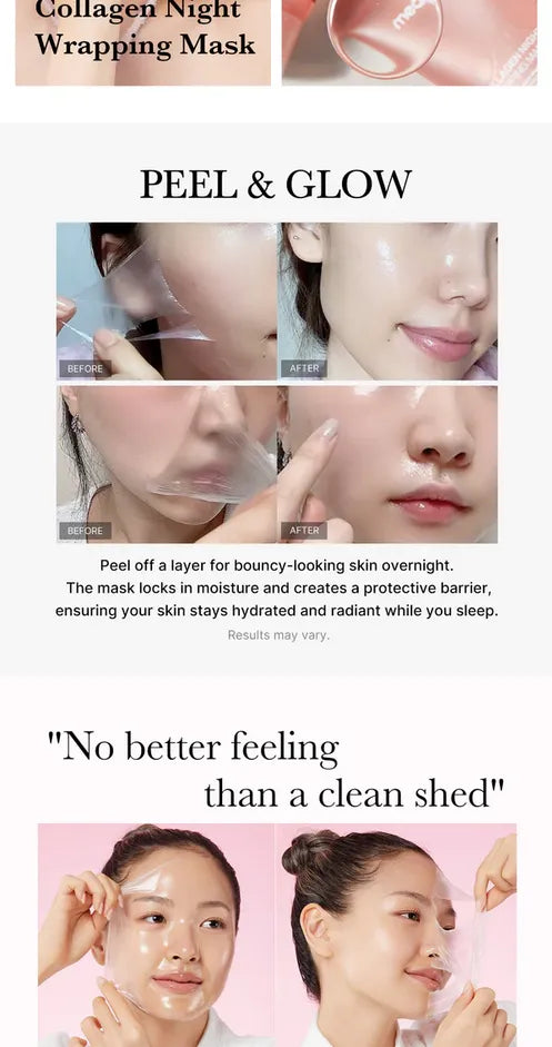 MEDICUBE Collagen Night Wrapping Mask 75 ml - Feel You