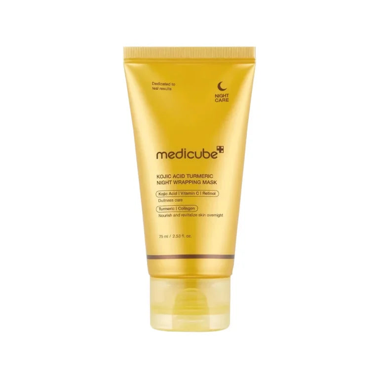 MEDICUBE - Kojic Acid Turmeric Night Wrapping Mask, 75ml - Feel You