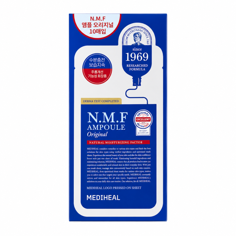 MEDIHEAL – N.M.F Ampoule Mask Original, 10 Sheets