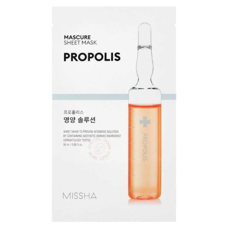 MISSHA – Mascure Solution Sheet Mask, Propolis, 28ml - Feel You