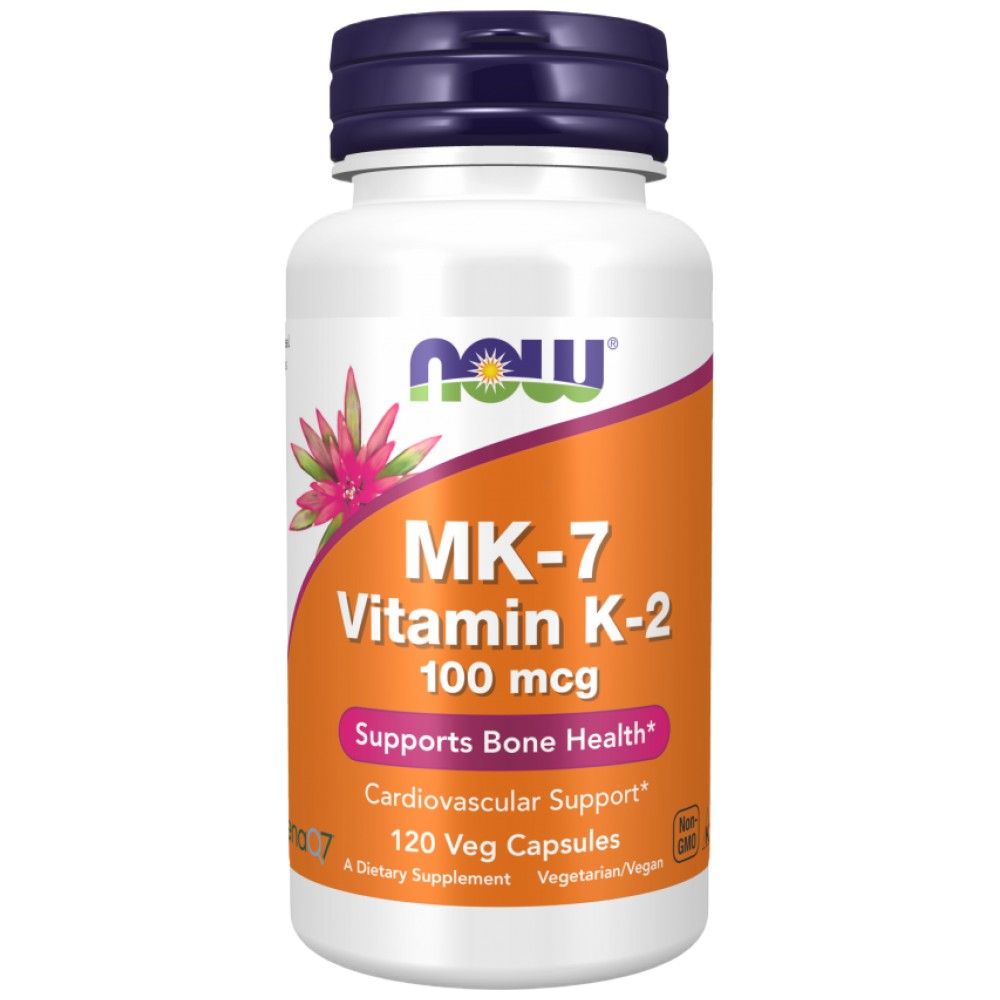 MK-7 Vitamin K-2 100 mcg - 120 капсули - Feel You