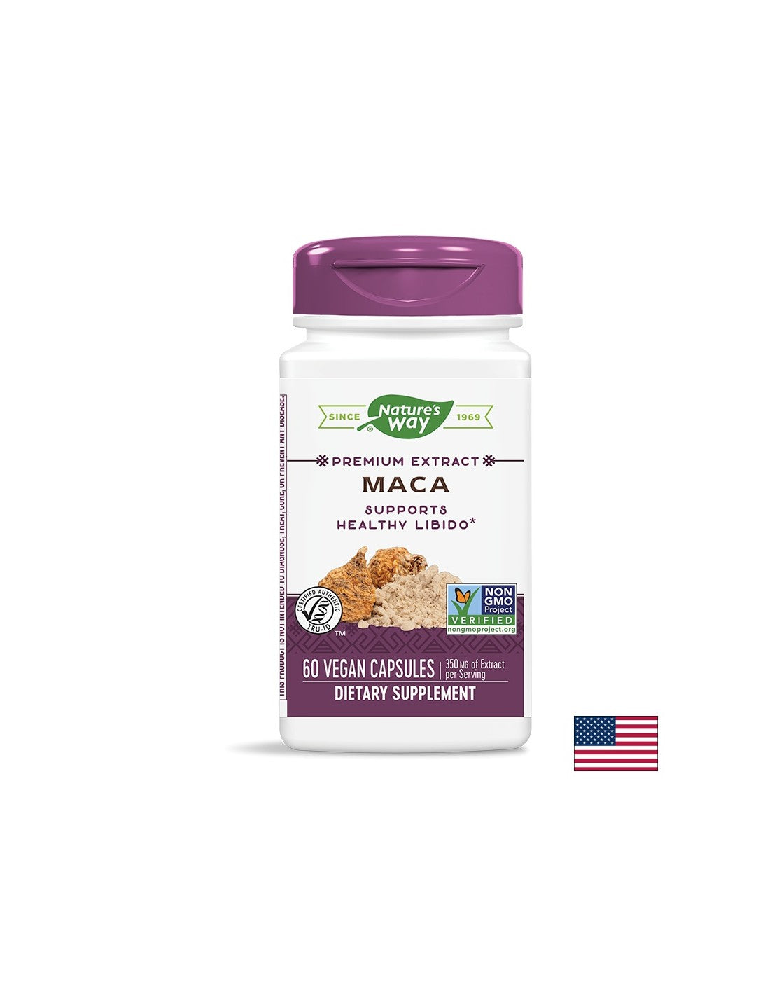 Maca - Мака 350 mg, 60 капсули Nature’s Way - Feel You