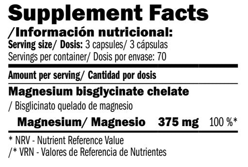 MagneChel / Magnesium Bisglycinate Chelate / 210 Vcaps - Feel You