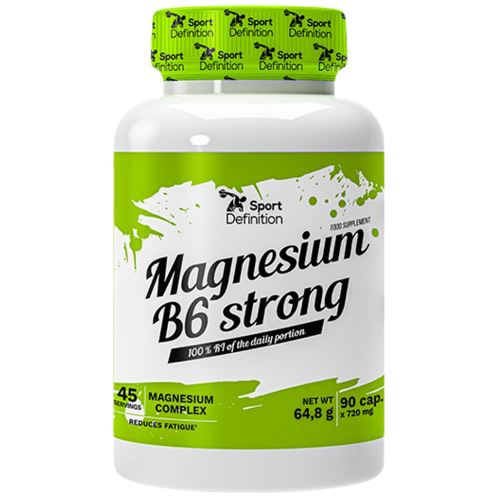 Magnesium + B6 Strong - 90 капсули - Feel You