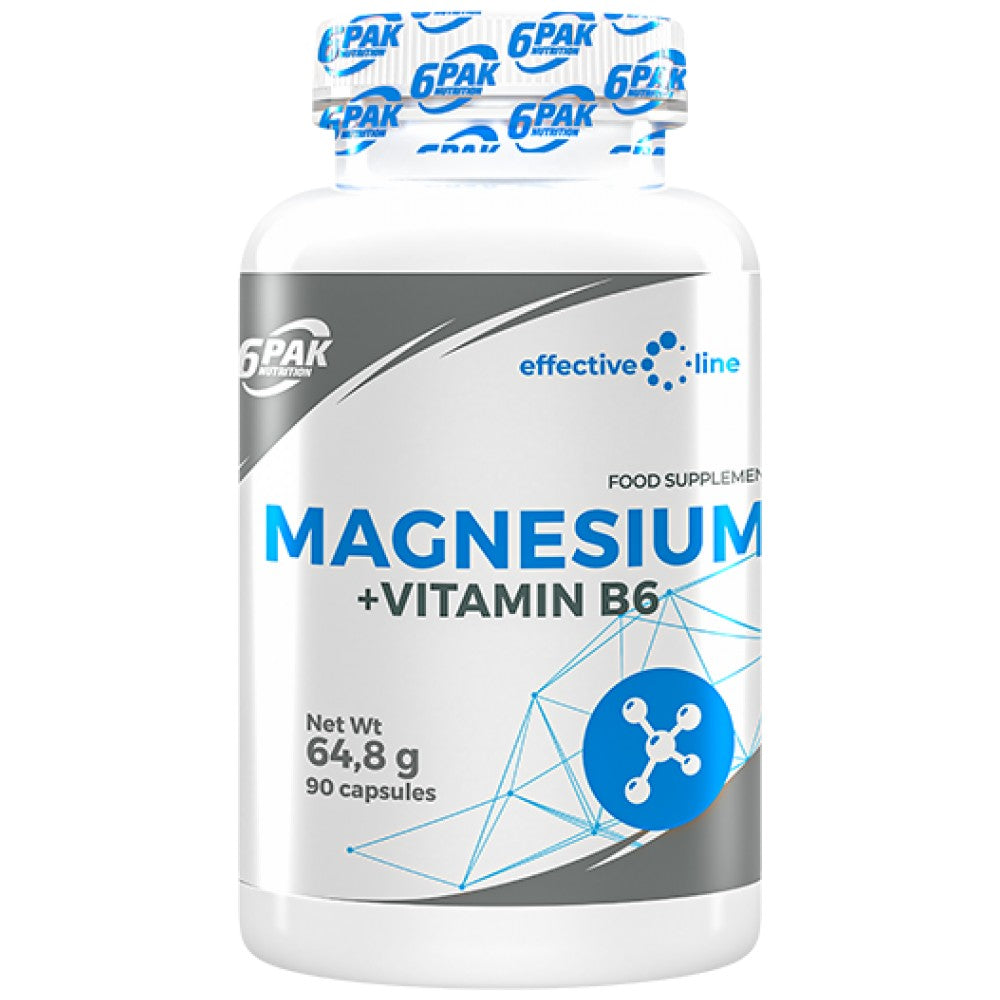Magnesium + Vitamin B6 - 90 капсули - Feel You