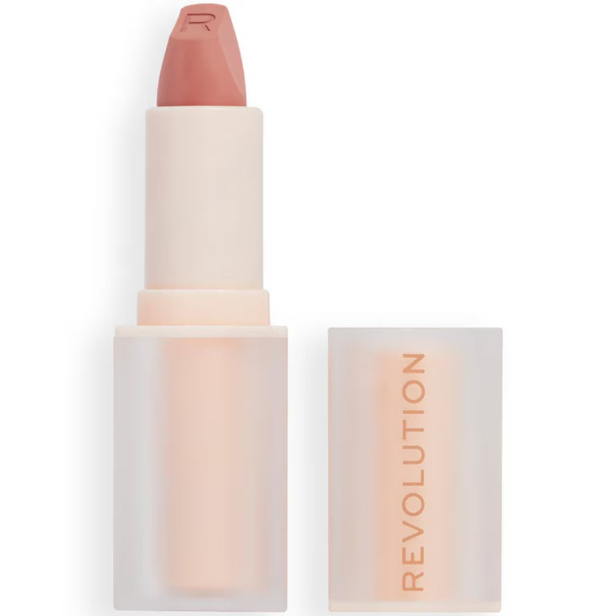 Makeup Revolution, Lasting Kiss, Cream Lipstick, Queen Pink, 3.2 g - Feel You