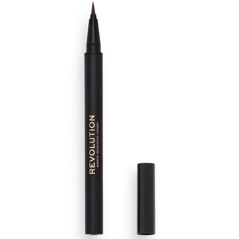 Makeup Revolution - Medium Brown Hair Stroke Brow Pen 0,5 ml - Feel You