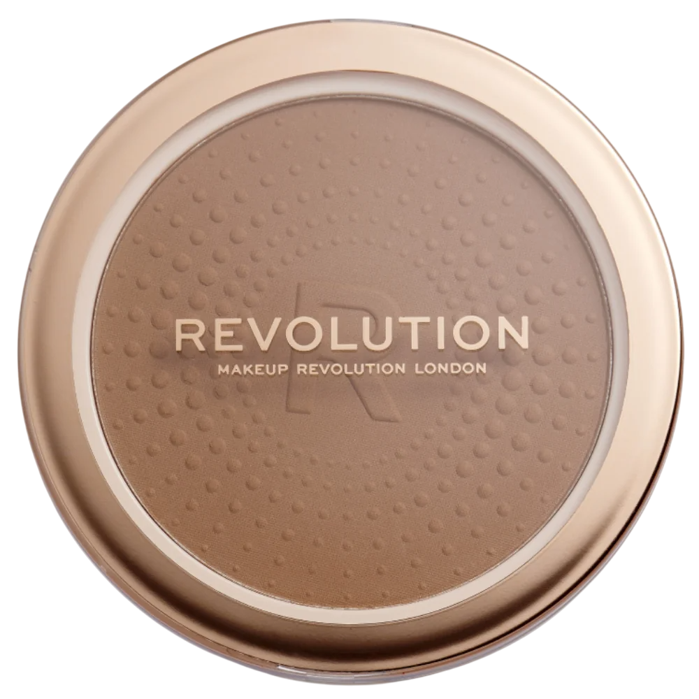 Makeup Revolution, Mega Bronzer, Bronzer Compact Powder, 02, Warm, 15 g - Feel You