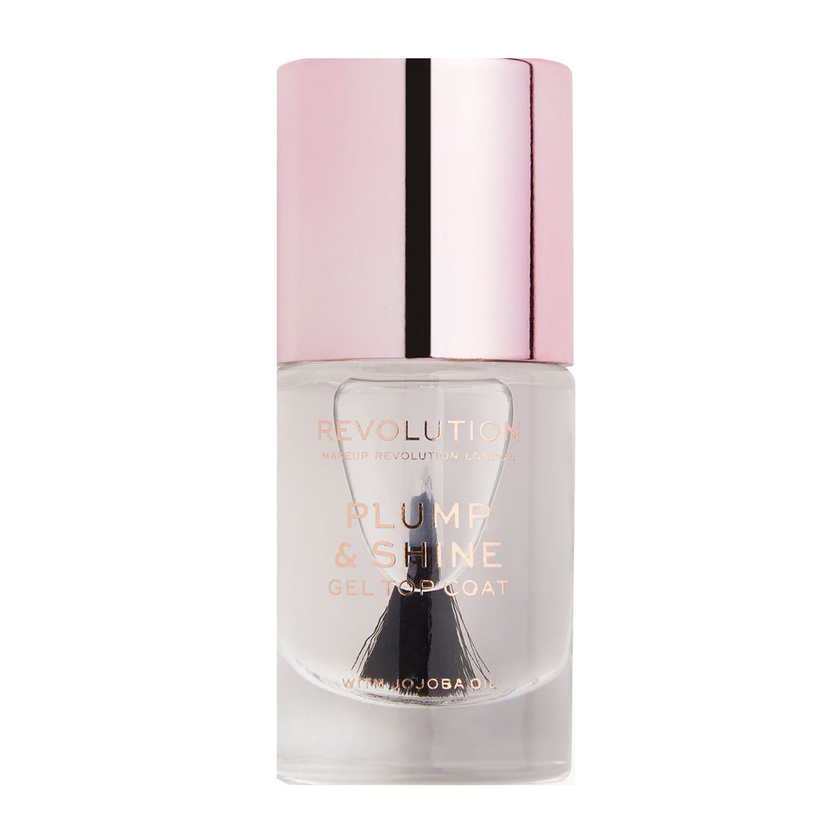 Makeup Revolution, Plump & Shine, Top Coat, Nail Polish, 15 ml - Feel You