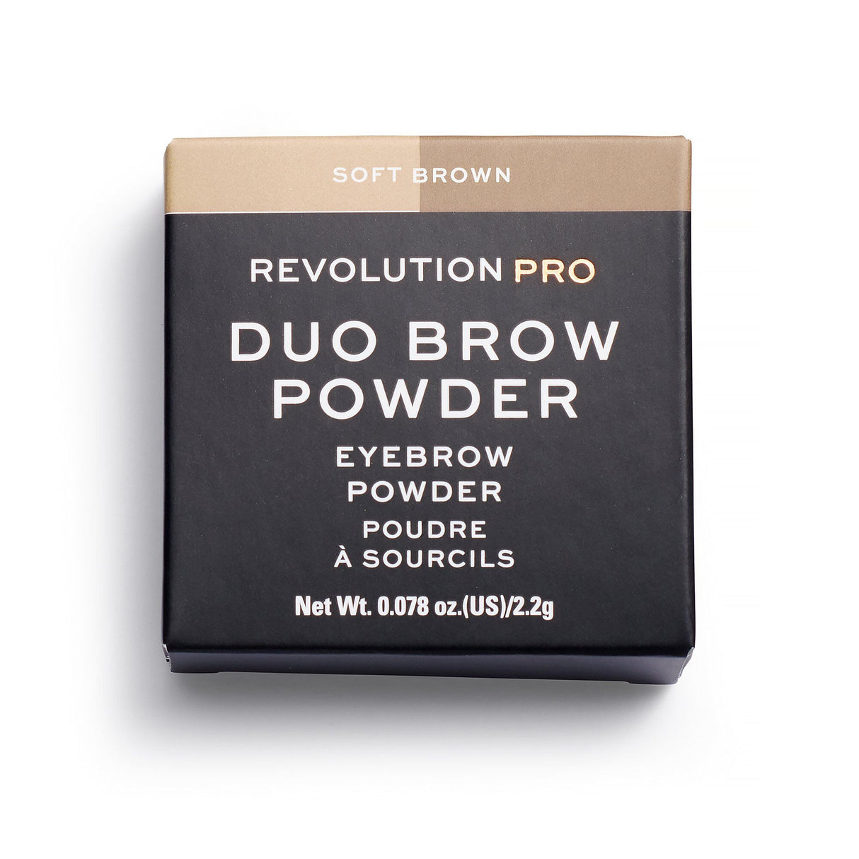 Makeup Revolution, REVOLUTION PRO, Vegan, Eyebrow Powder, Soft Brown, 2.2 g - Feel You