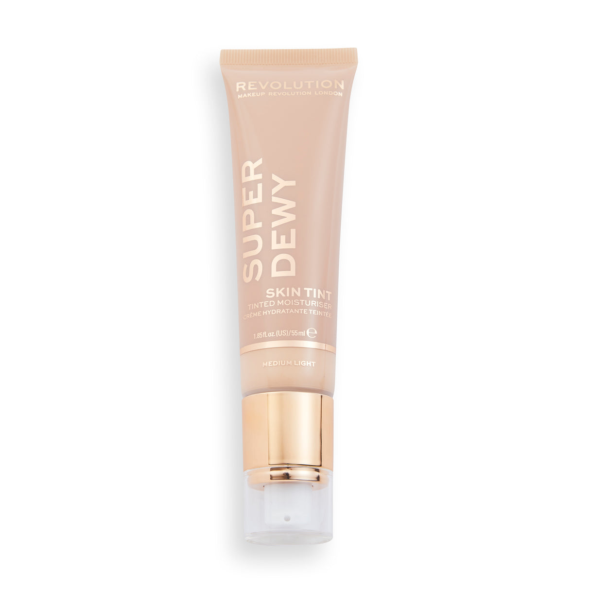 Makeup Revolution, Superdewy, Tinted Moisturizer, Medium Light, 55 ml - Feel You