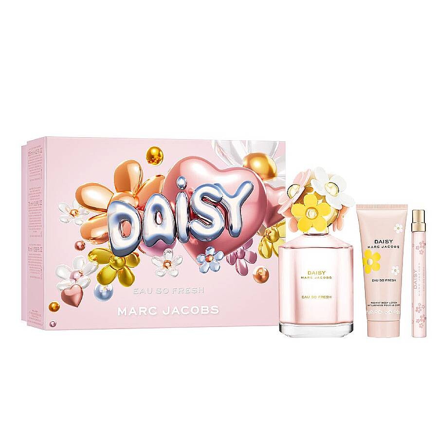 Marc Jacobs - Daisy Eau So Fresh Gift Set EDT 125ml, Body Lotion 75ml and Mini EDT 10ml - 125ml - Feel You