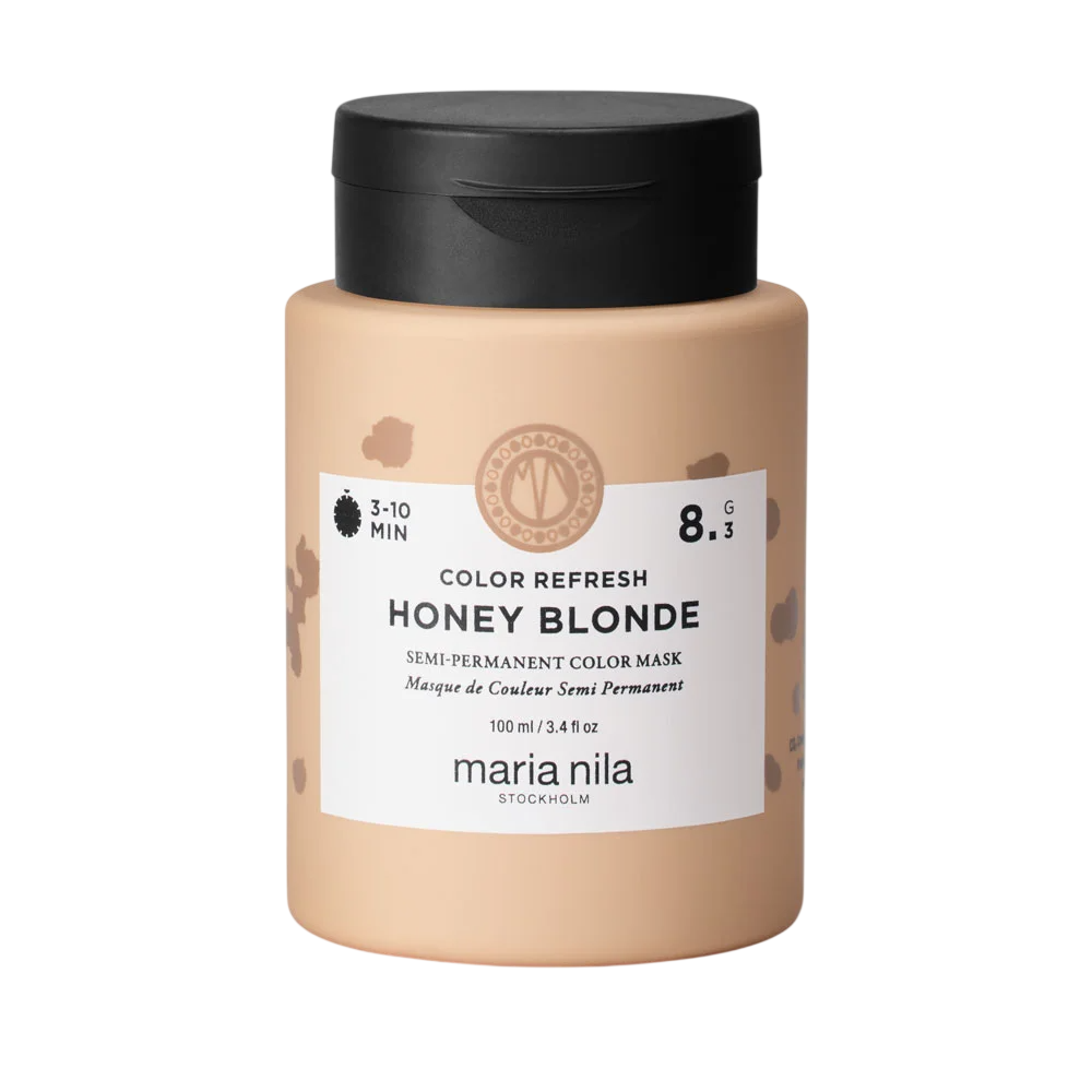 Maria Nila, Colour Refresh, Hair Colouring Cream Mask, For Color Refreshing, 8.3 Honey Blonde, 100 ml - Feel You