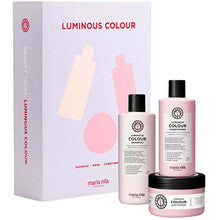 Maria Nila - Luminous Colour Set - Dárková sada rozjasňující péče pro barvené vlasy - Feel You