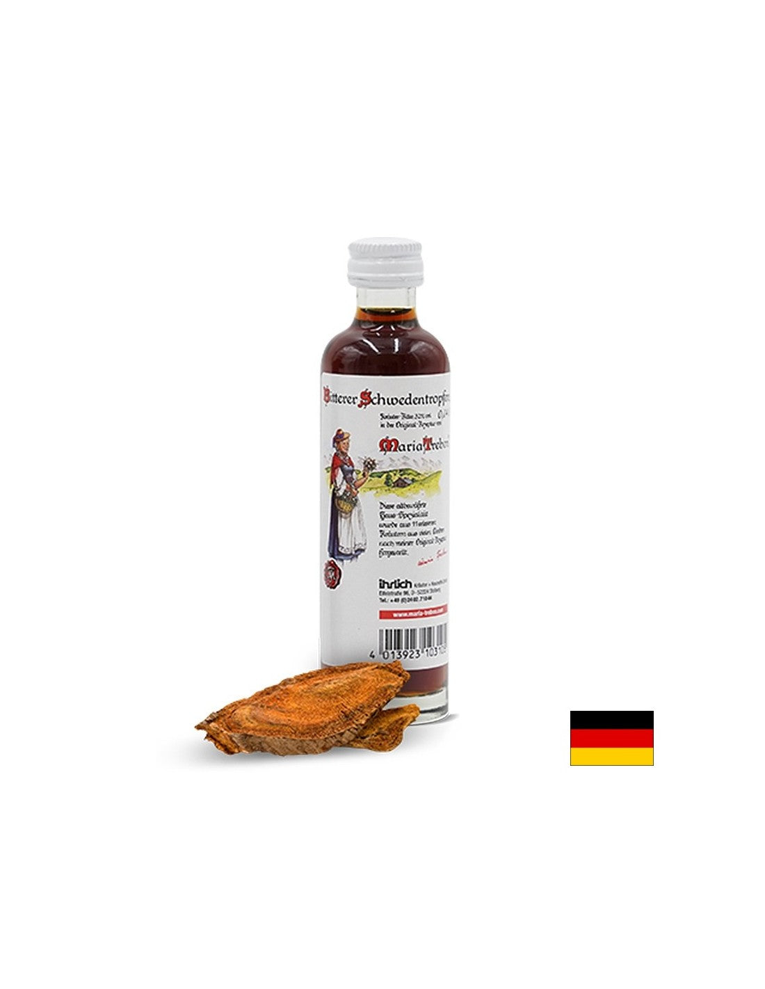 Шведска горчивка Maria Treben® - Здраве за стомаха, черния дроб и жлъчния мехур, 40 ml - Feel You