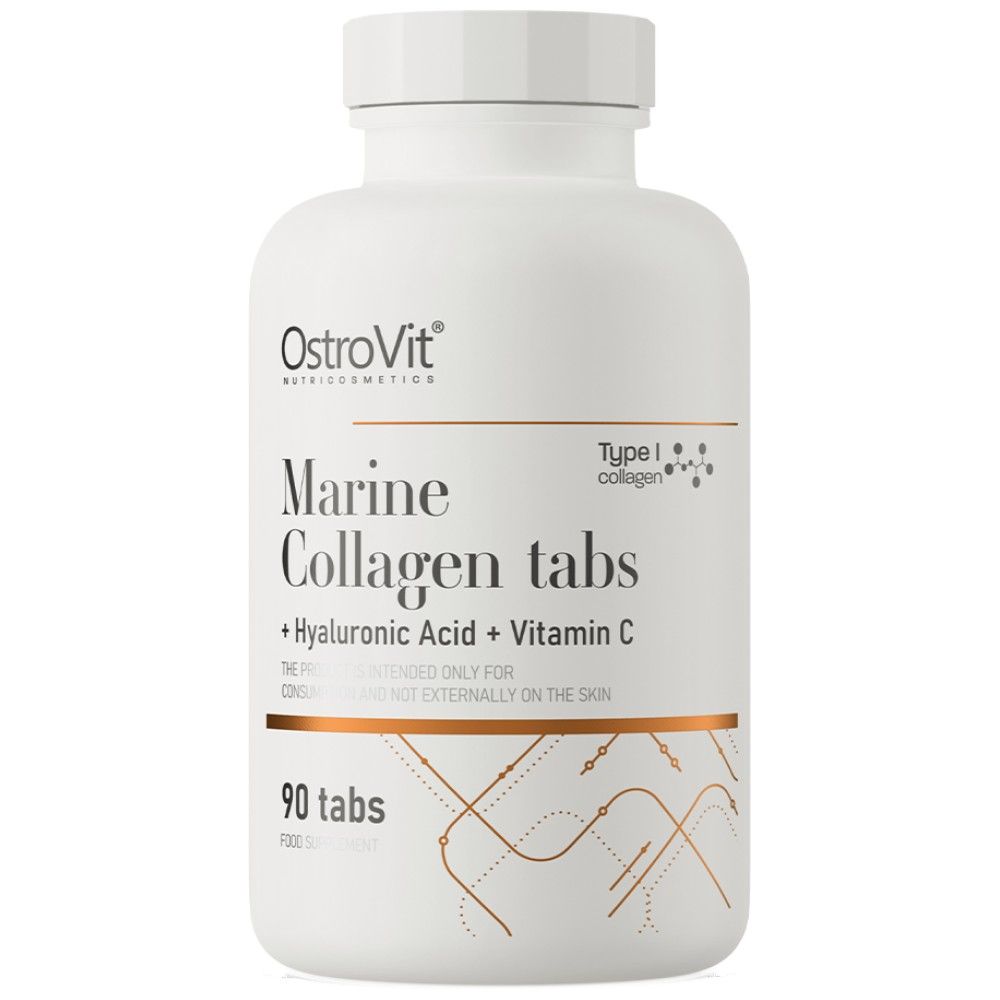 Marine Collagen / + Hyaluronic Acid and Vitamin C - 90 Таблетки - Feel You