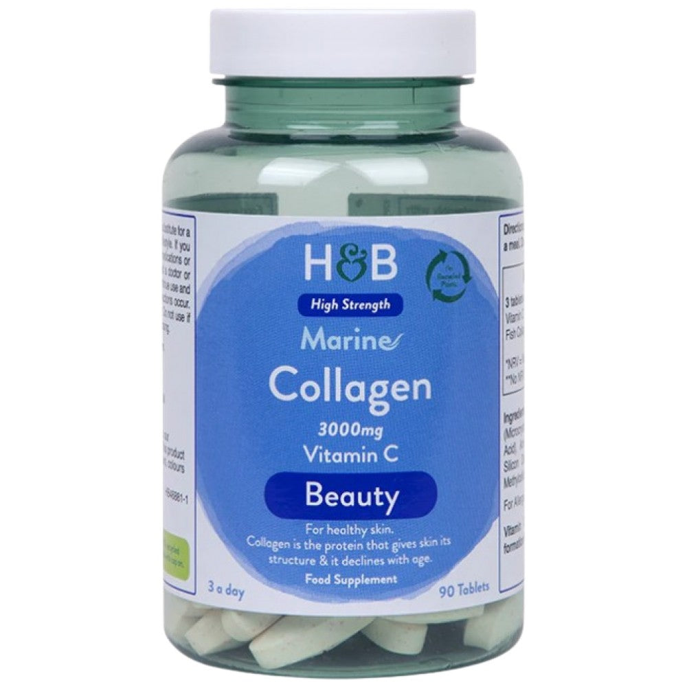 Marine Collagen with Vitamin C 3000 mg - 90 Таблетки - Feel You