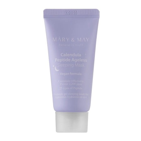 Mary&May - Vegan Calendula Peptide Ageless Sleeping Mask - Soothing and Firming Night Mask - 30g - Feel You