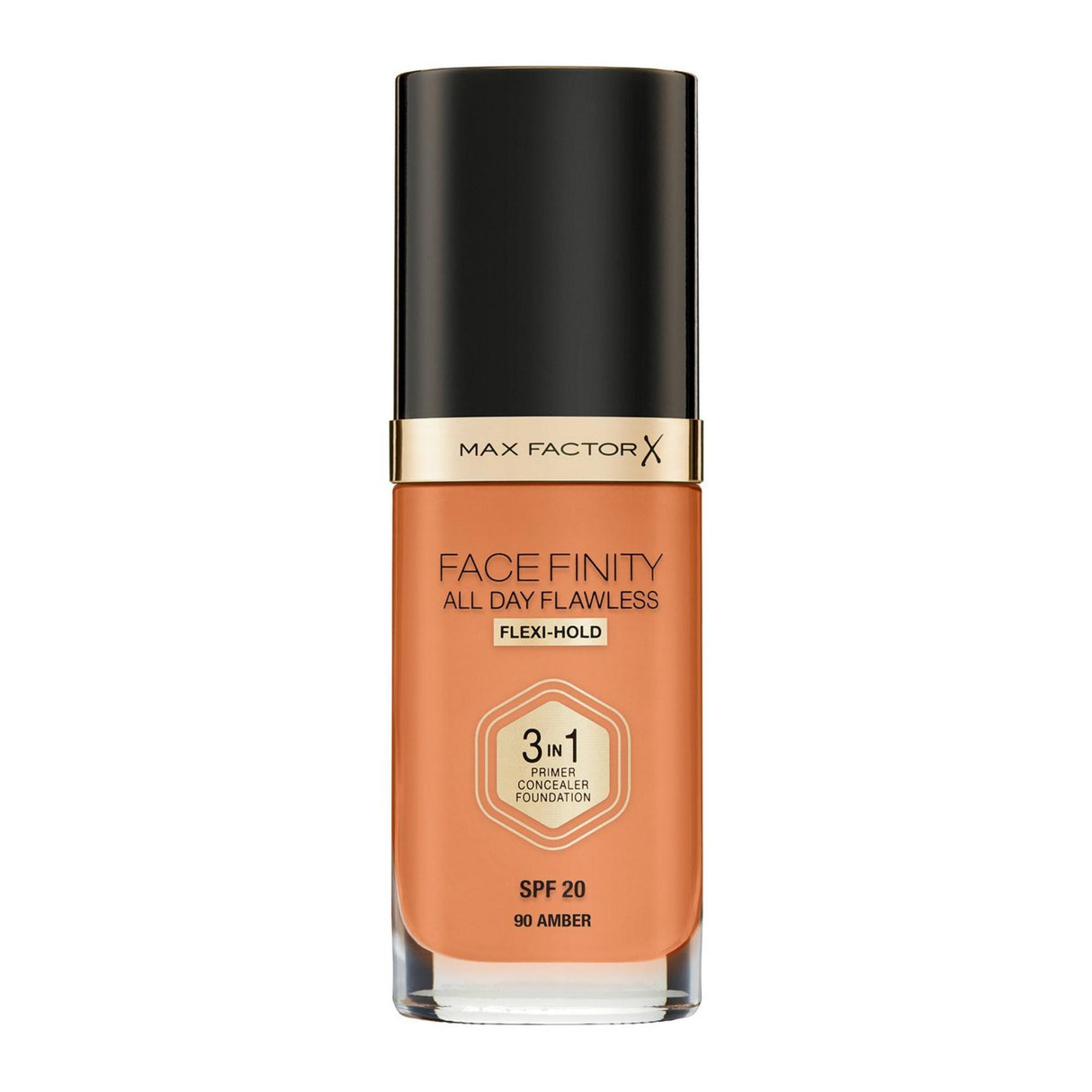 Max Factor, Facefinity, Matte, Liquid Foundation, 90, Amber, SPF 20, 30 ml - Feel You
