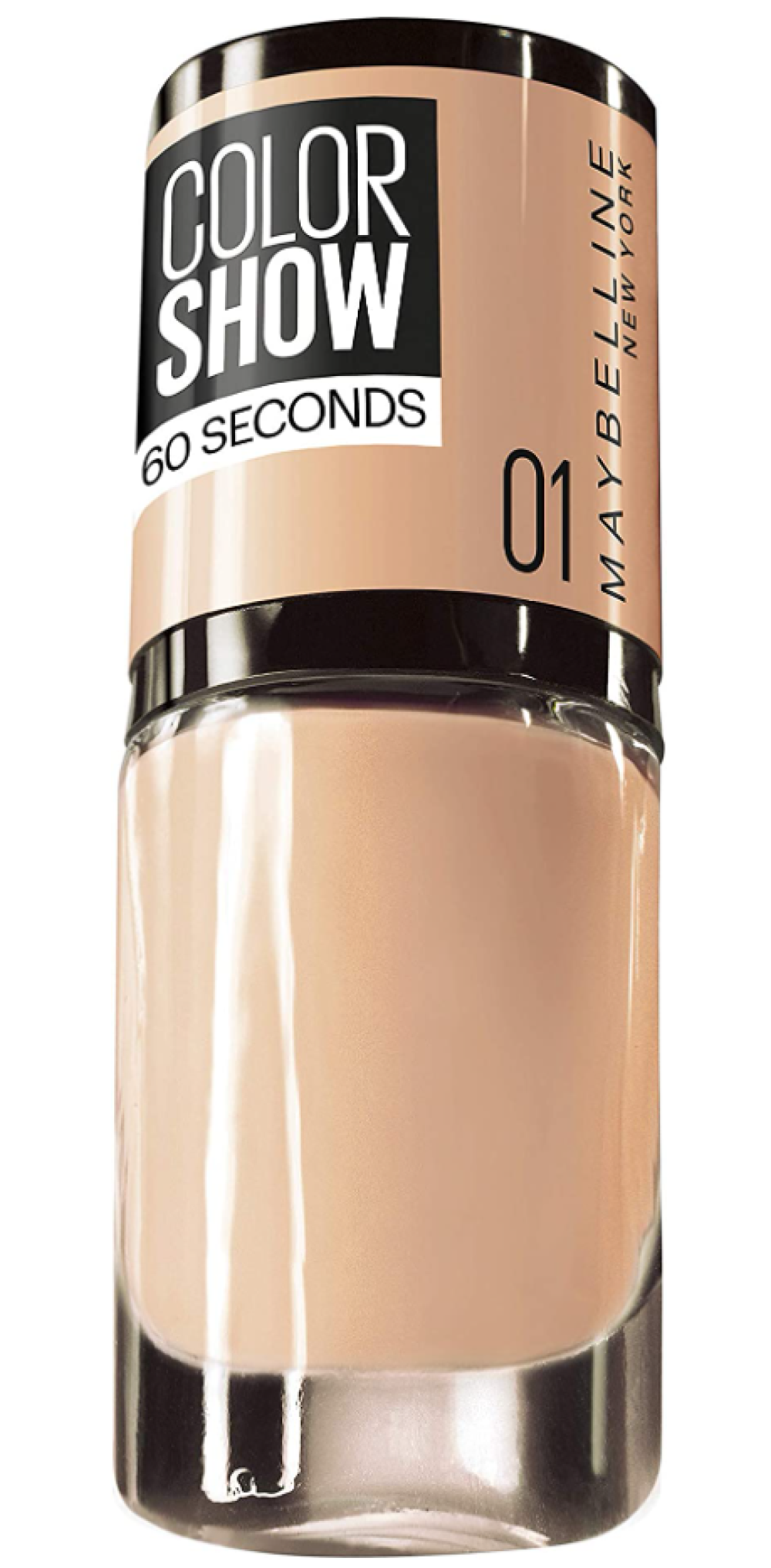 Maybelline, Color Show 60 Seconds, Nail Polish, Nr. 1, Go Bare, 7 ml - Feel You