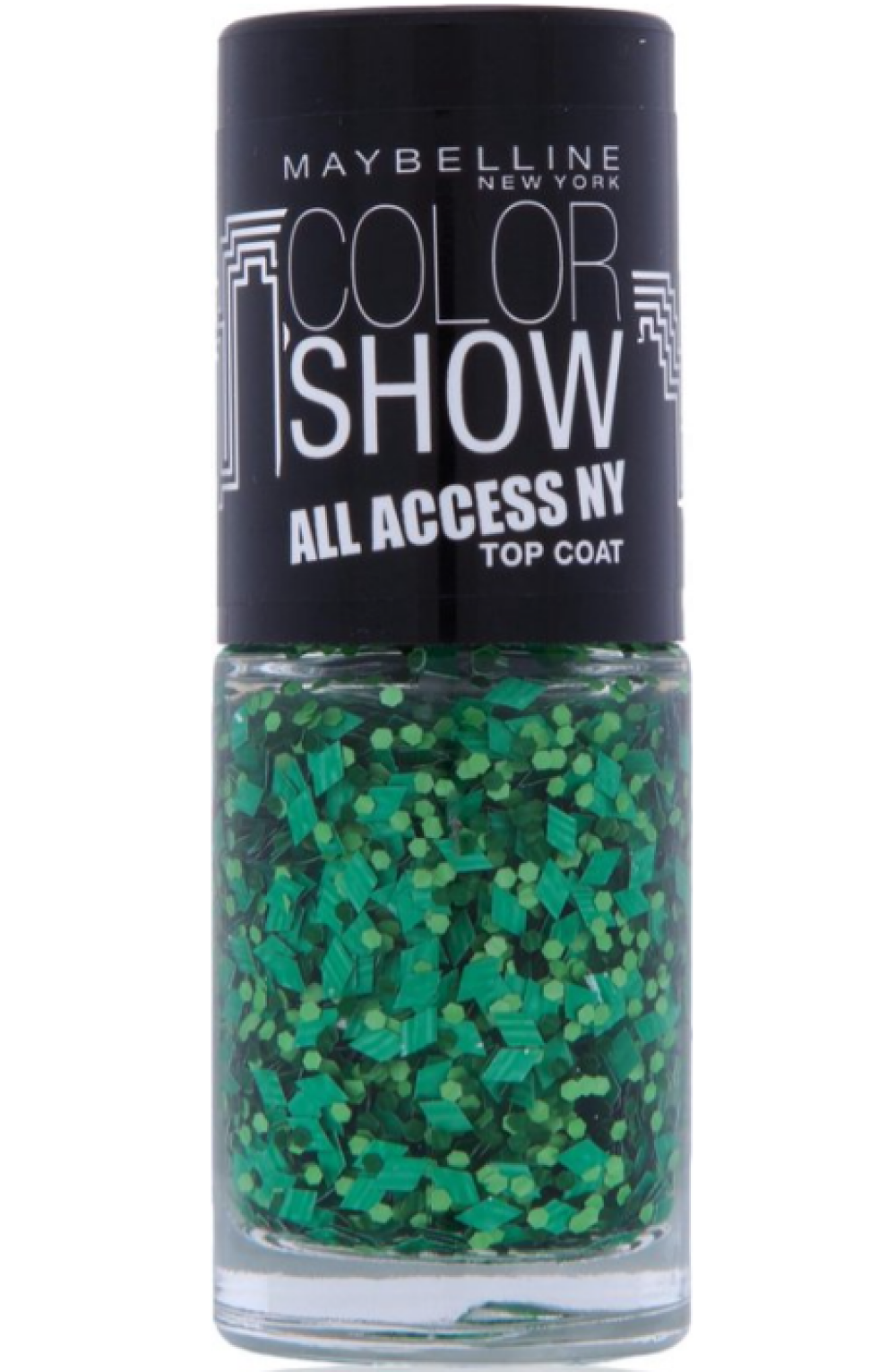 Maybelline, Color Show All Access, Top Coat, Nail Polish, Nr. 425, Lady Liberty, 6 ml - Feel You