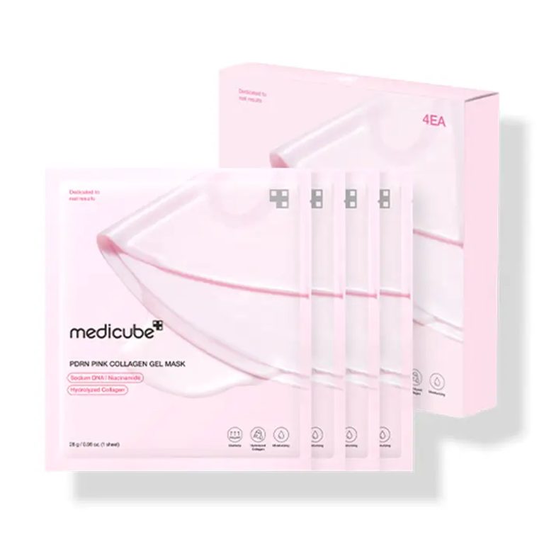 Medicube - Pink Collagen Gel Mask (4 pieces * 28g) - Feel You