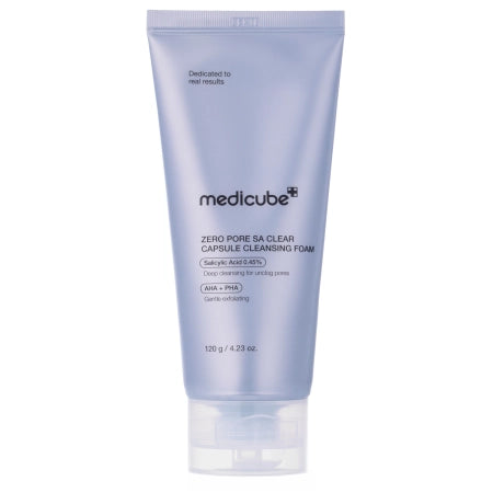 Medicube - Zero Pore Clearing Capsule Cleansing Foam - Facial Cleansing Foam with Exosome Micro Capsules and Acids - 120g - Feel You