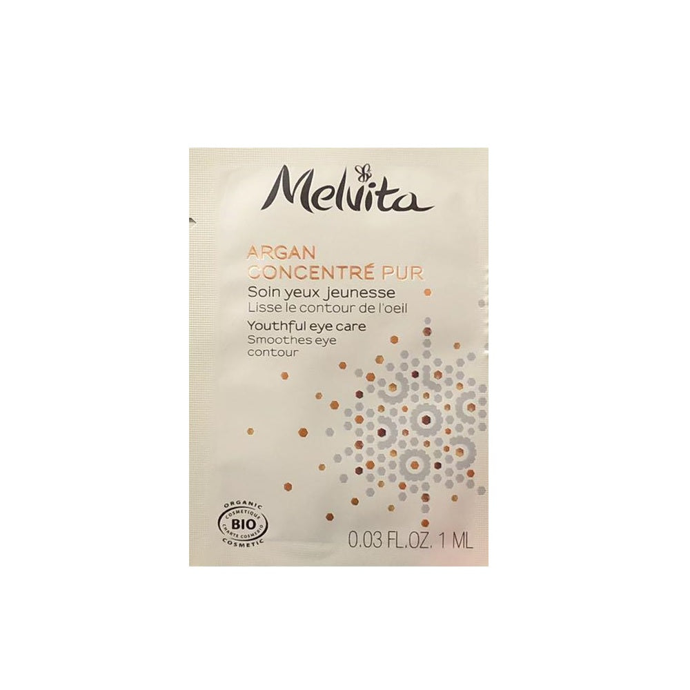 Melvita, Argan Concentre Pur, Organic, Smoothing, Eye Cream, 1 ml *Sample - Feel You
