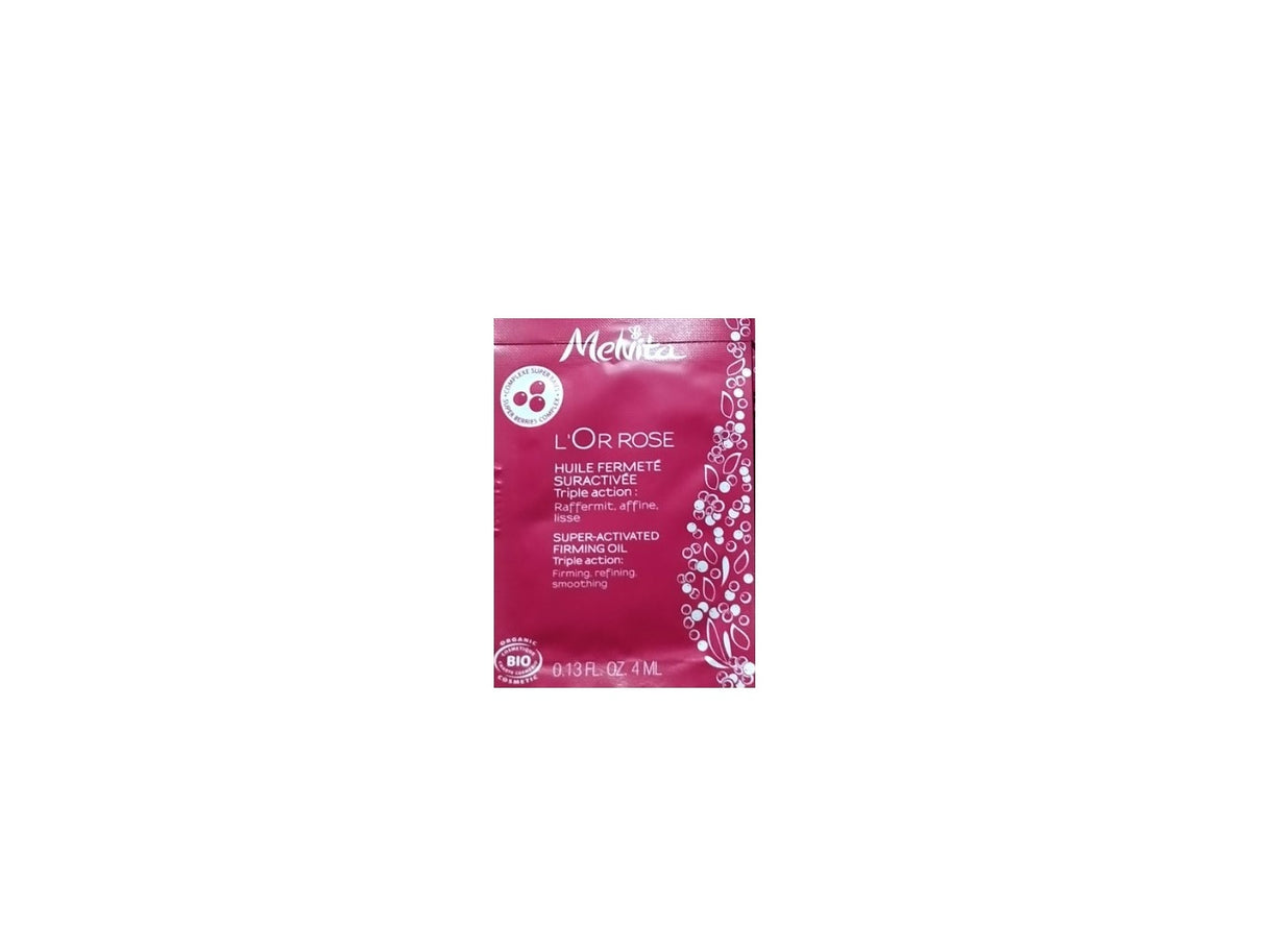 Melvita, L'or Rose, Organic, Firming, Body Oil, For Arms, Chest, Belly, Hips & Thighs, 4 ml *Tester - Feel You