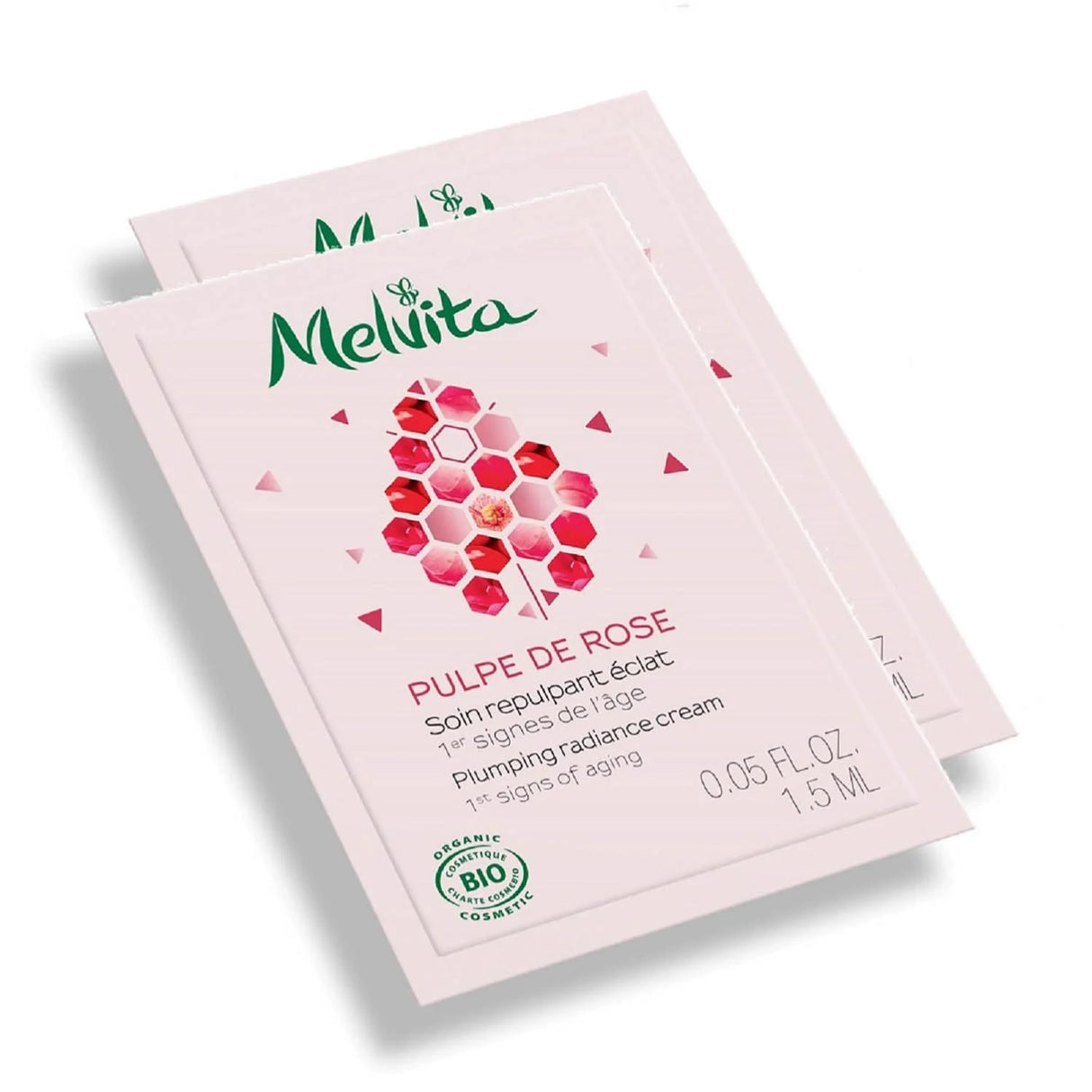 Melvita, Pulpe De Rose, Organic, Anti-Ageing, Day & Night, Cream, For Face & Neck, 1.5 ml *Sample - Feel You