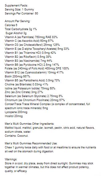 Men's Multi Gummies - 60 желирани бонбони - Feel You