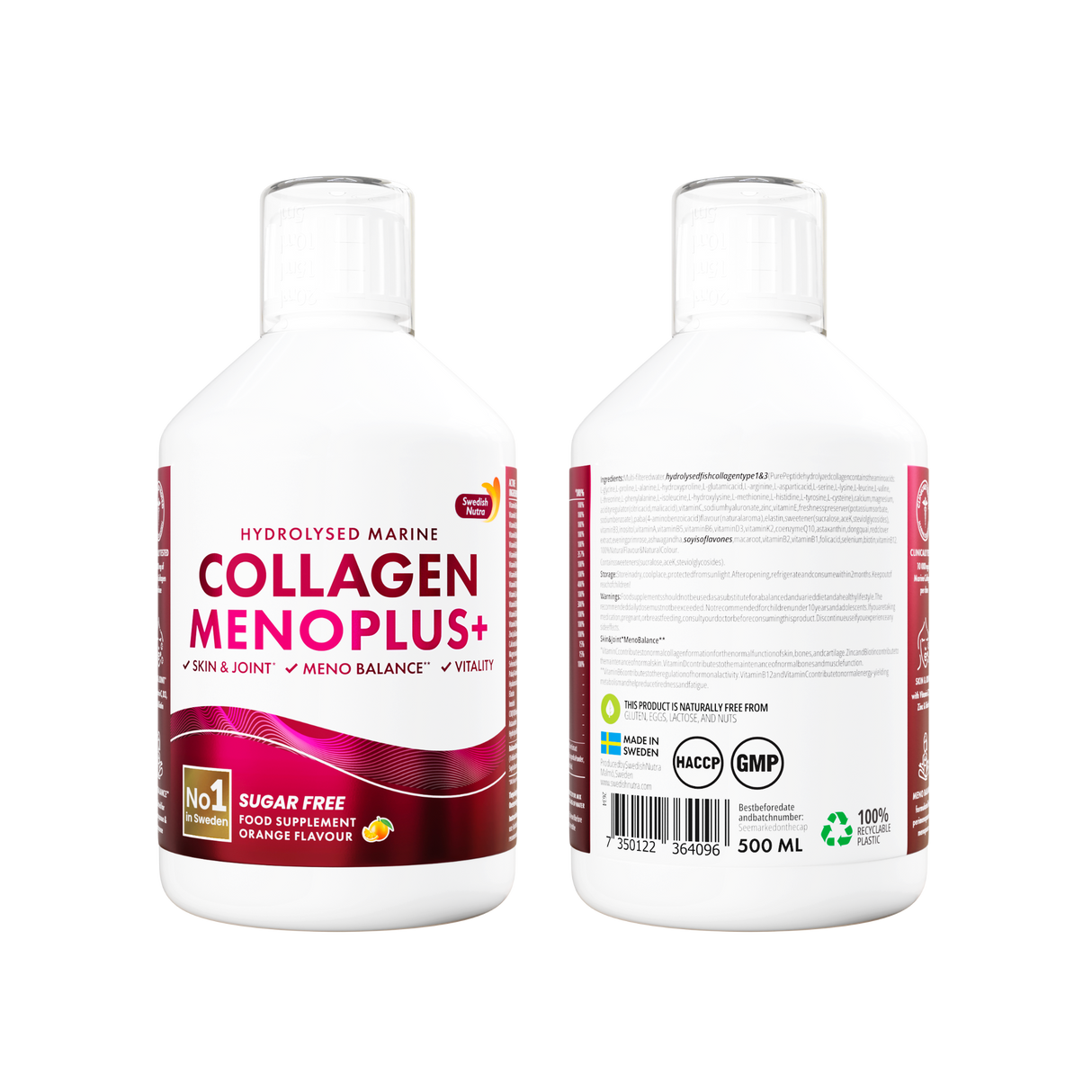 Menoplus+ Рибен Колаген 10,000 mg за жени 40+ | 500 мл - Feel You
