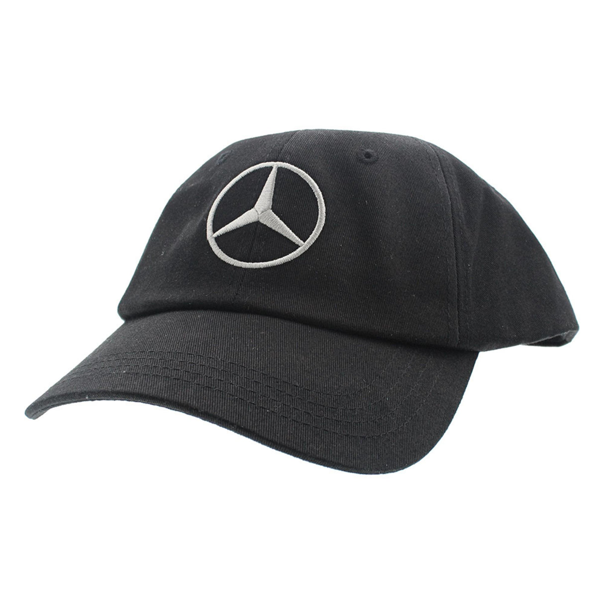 Mercedes-Benz, Black Cap, Logo Detail, Rubber Cap, Black - Feel You