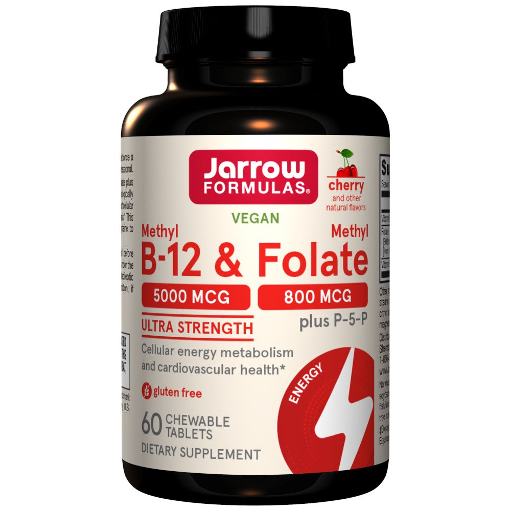 Methyl B-12 5000 mcg & Methyl Folate 800 mcg - 60 Подезични таблетки - Feel You