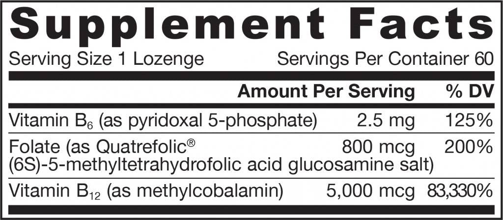 Methyl B-12 5000 mcg & Methyl Folate 800 mcg - 60 Подезични таблетки - Feel You