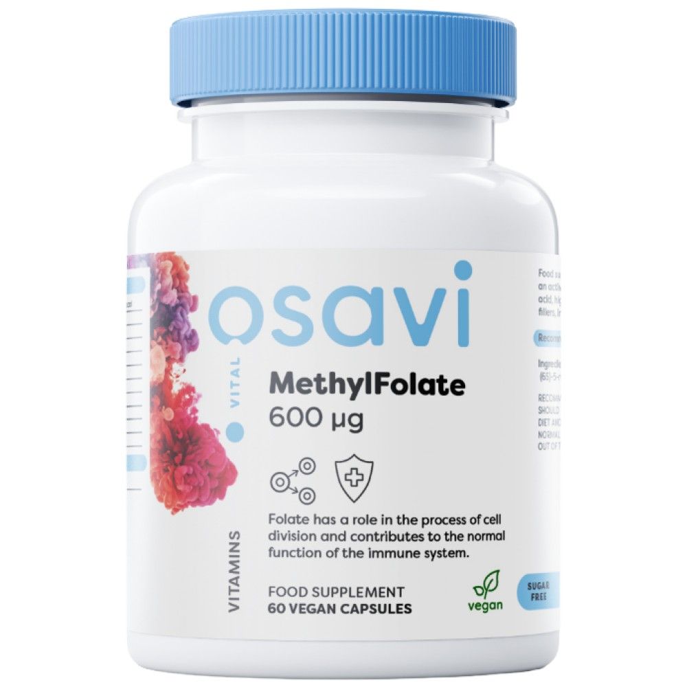 MethylFolate 600 mcg | with Quatrefolic® - 60 капсули - Feel You
