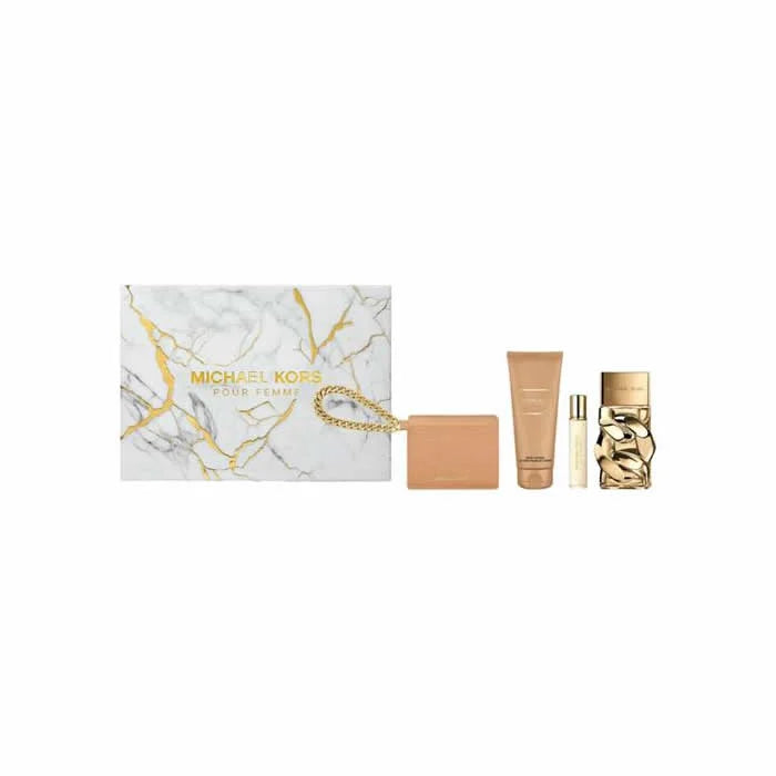 Michael Kors Pour Femme Eau De Parfum Spray 100ml Set 4 Pieces - Feel You