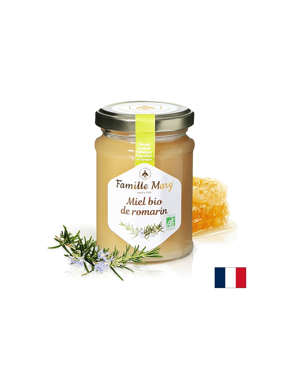 Miel bio de romarin/ Био пчелен мед от розмарин, 230 g Famille Mary - Feel You
