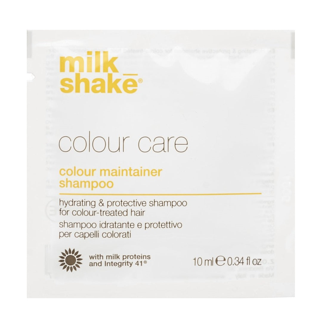 Milk Shake, Colour Care, Milk Proteins, Hair Shampoo, For Colour Protection, 10 ml - Feel You