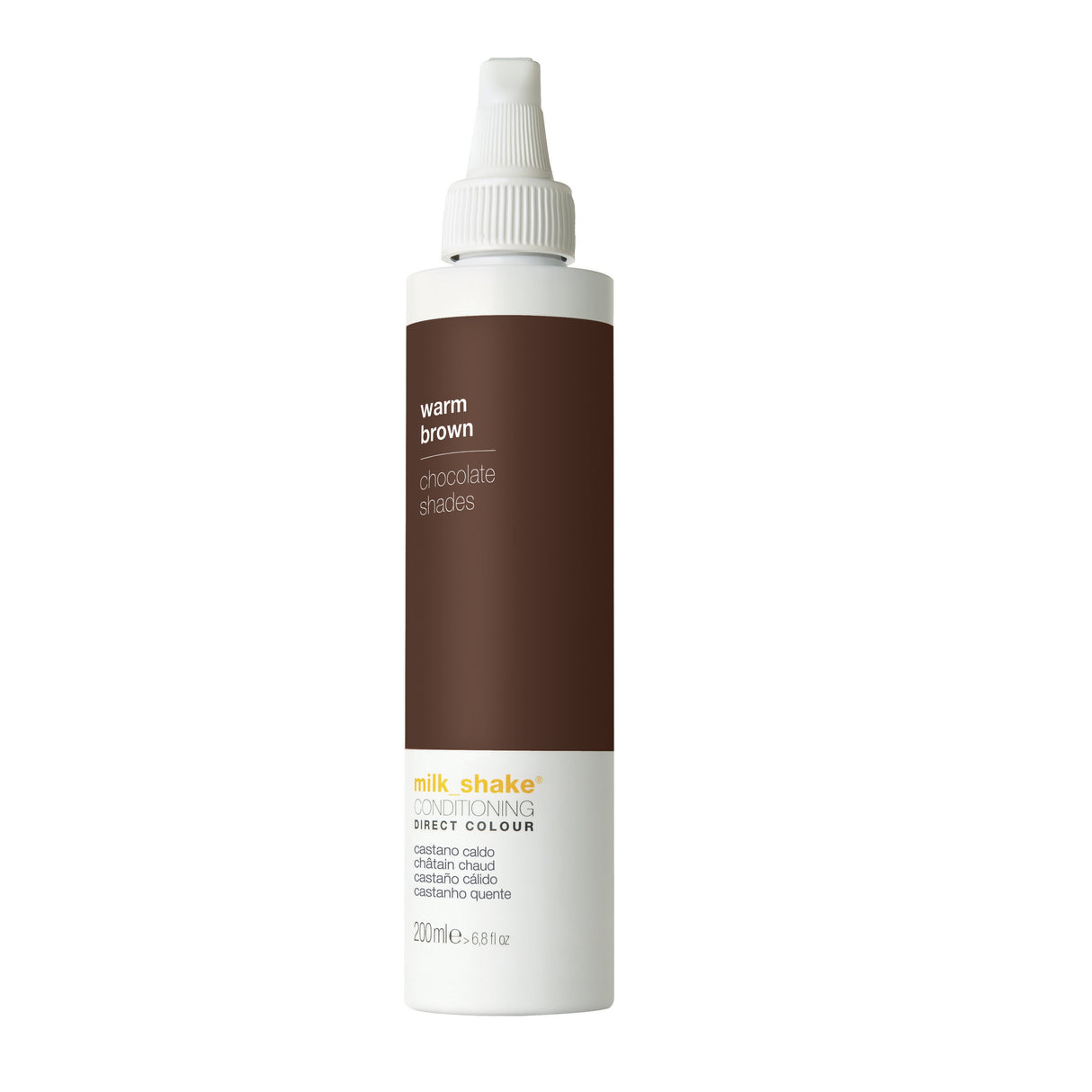 Milk Shake, Direct Colour, Ammonia-Free, Hair Colour Conditioner, Warm Brown, 200 ml - Feel You