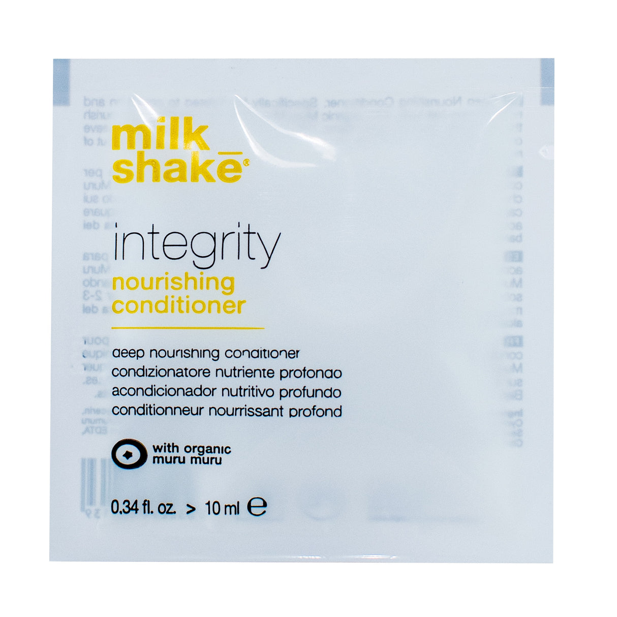 Milk Shake, Integrity, Sulfates-Free, Hair Conditioner, For Nourishing, 10 ml - Feel You