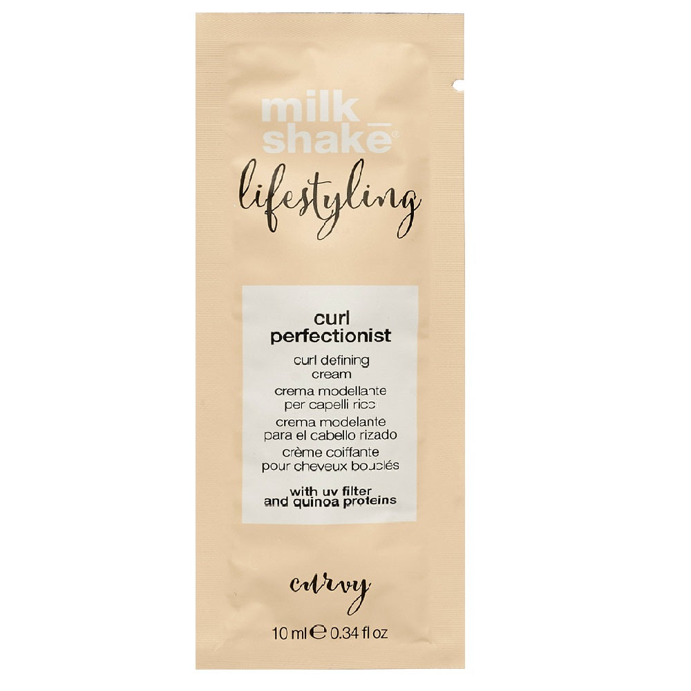 Milk Shake, Lifestyling Curl Perfectionist, Organic Fruit Extracts, Hair Styling Cream, 10 ml - Feel You