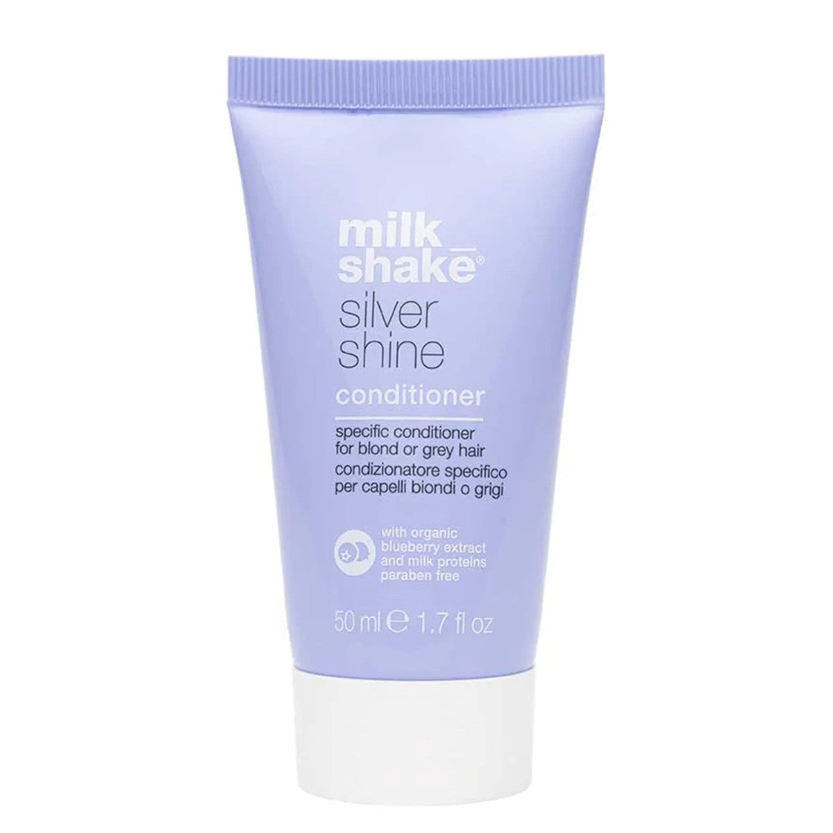 Milk Shake, Silver Shine, Paraben-Free, Hair Conditioner, For Neutralisation Of Yellow Tones, 50 ml - Feel You